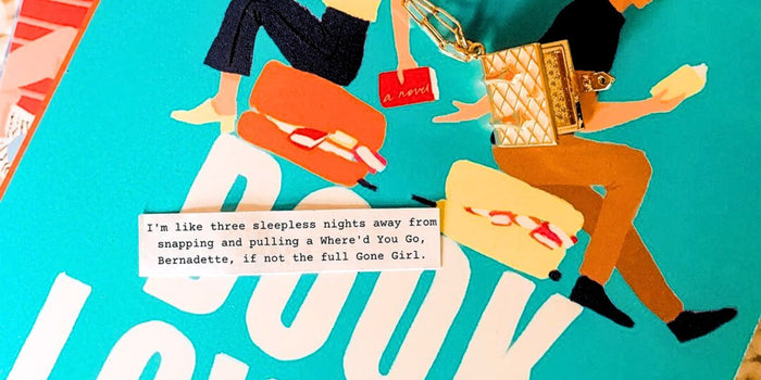 Book locket on top of a book with a fortune